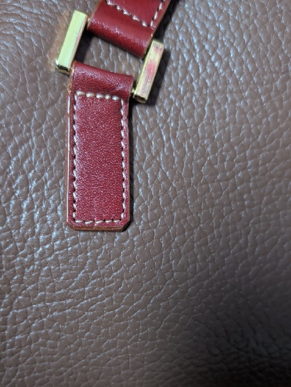 Dooney & Bourke ???? Brown Satchel with Chocolate Brown Trim and Gold Hardware - Picture 15 of 16